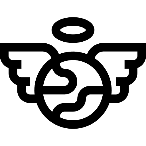 World angel world ecology and environment icon