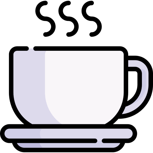 Tea mug food and restaurant tea cup mug icon