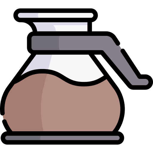 Black tea beverage warm black tea icon