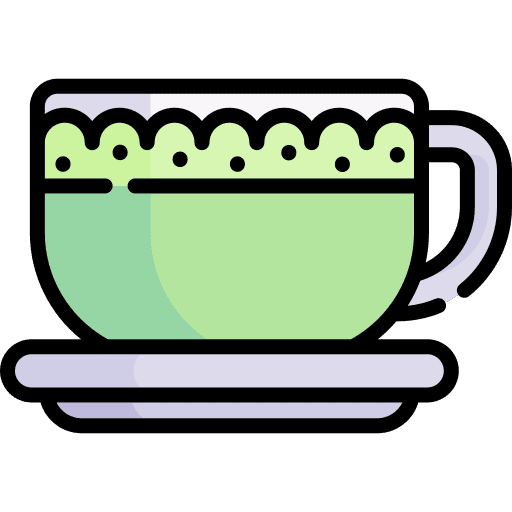 Matcha tea cup tea mug food and restaurant icon