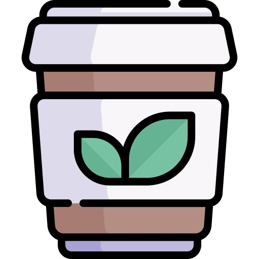 Paper cup food and restaurant tea beverage icon