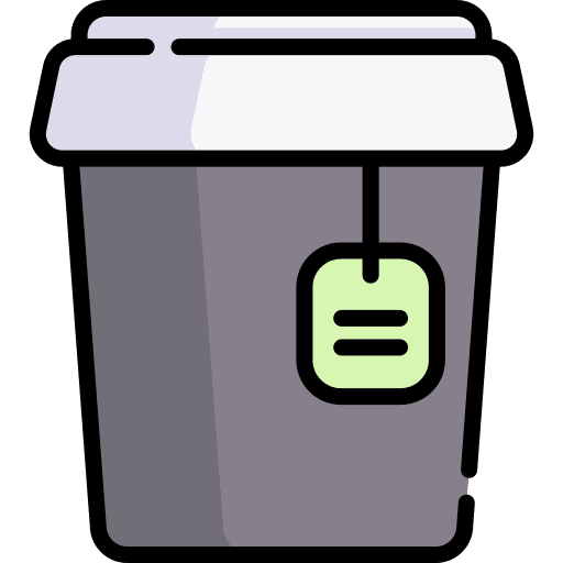 Paper cup paper cup tea bag drink icon