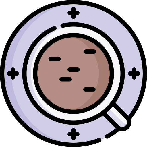 Tea mug food and restaurant mug tea bag icon