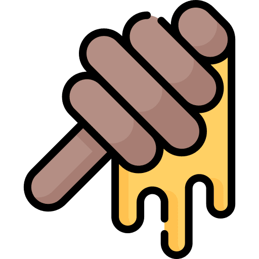 Honey dipper kitchen utensils food and restaurant cooking icon