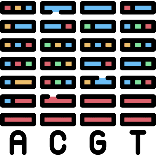 Dna genetics science healthcare and medical icon