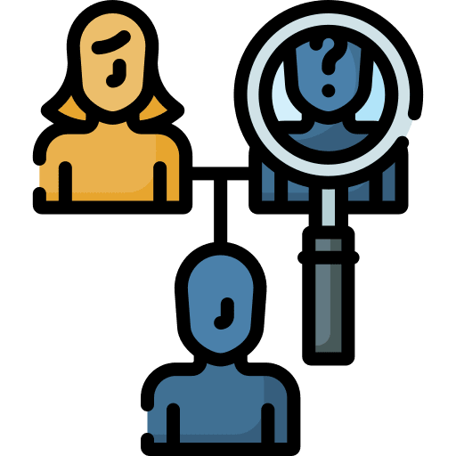 Paternity search genetics science icon