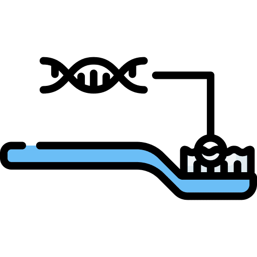 Dna dna healthcare and medical education icon