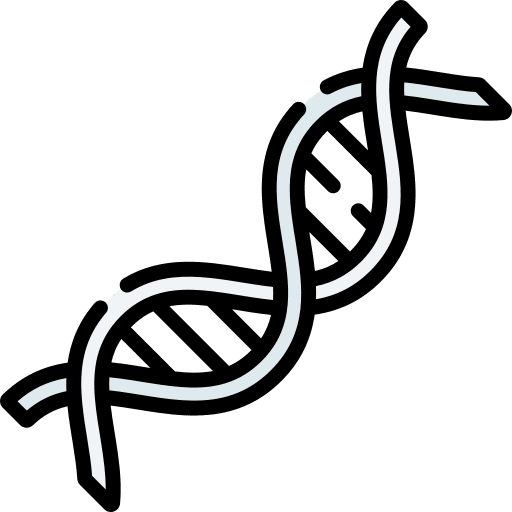 Dna education genetics science icon