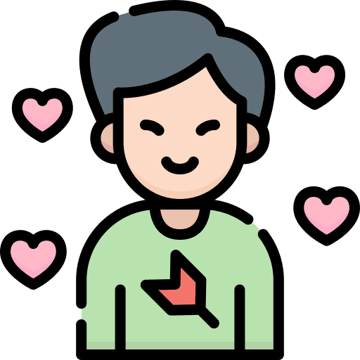 Hit by cupid boy in love user icon