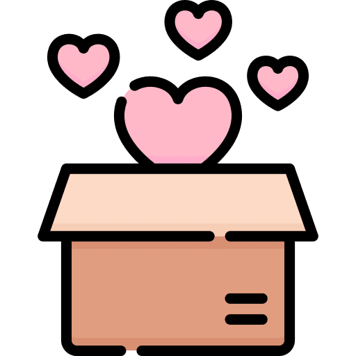 Send send valentines day package icon
