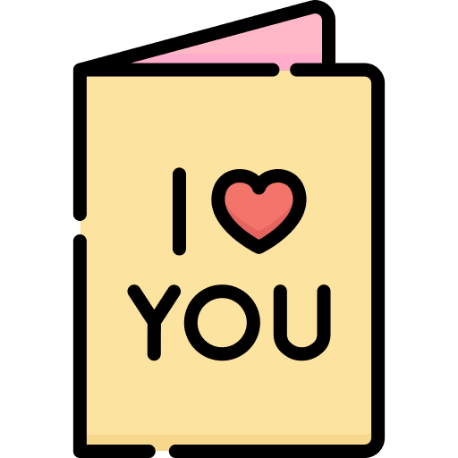 I love you in love romantic i love you icon