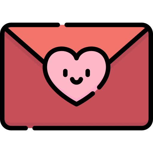 Love letter letter paper email icon