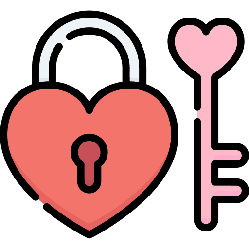 Padlock padlock love security icon