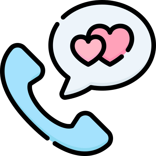 Phone call telephone call communications valentines day icon
