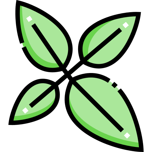 Tea leaf nature scent grow icon