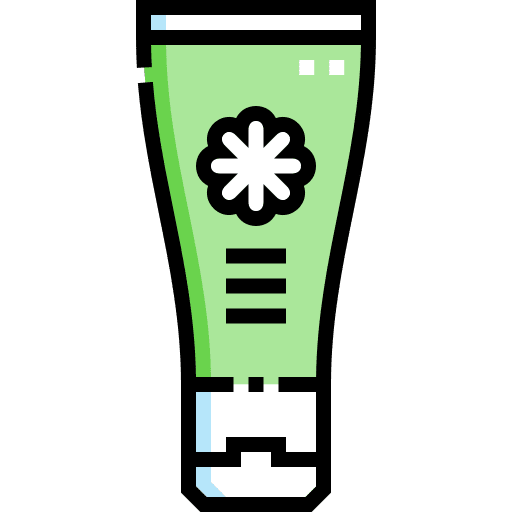 Cream food and restaurant moisturizer cream icon