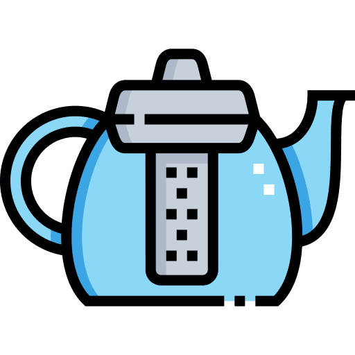 Teapot kettle infuser hot drink icon