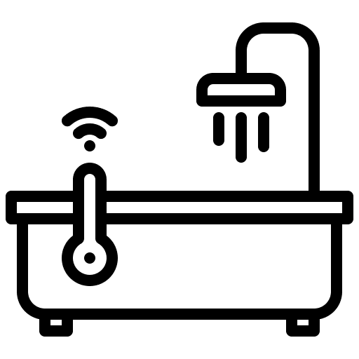 Bathtub clean hygienic bathtub icon