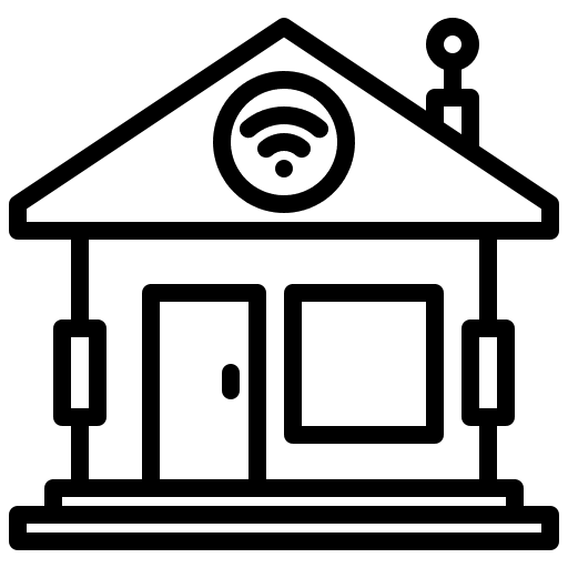 Home home internet smart house icon