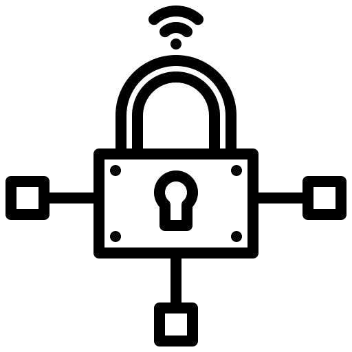 Lock lock home automation technology icon