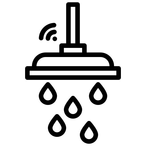 Shower ecology and environment house things water faucet icon