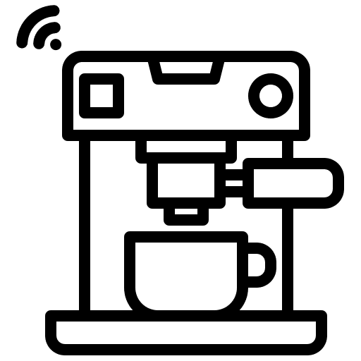 Coffee machine coffee machine smart home smart house icon