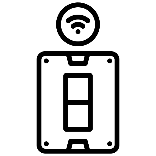 Switch wifi signal smart switch dimmer icon