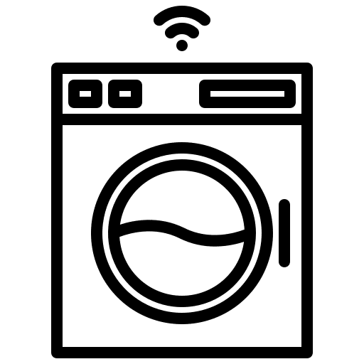 Washing machine smart house washing machine furniture and household icon