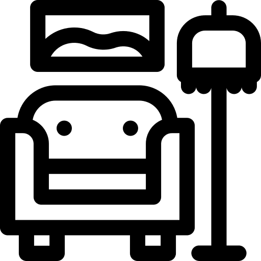 Living room home decoration living room frame icon