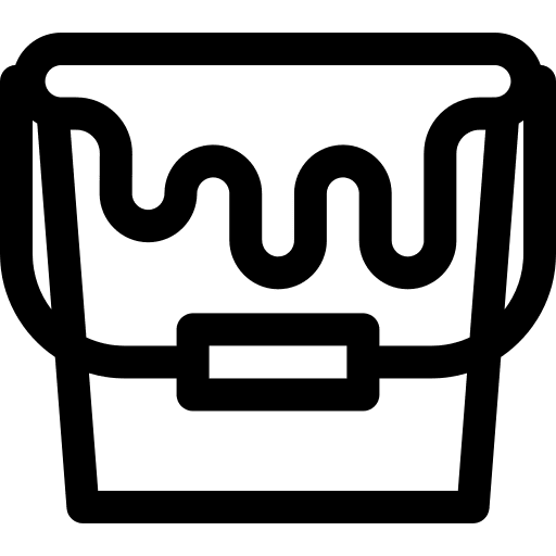 Paint art and design paint bucket icon