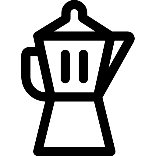 Moka pot coffee maker kitchen moka pot icon