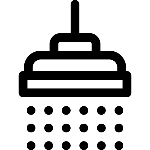 Shower bathroom clean furniture and household icon