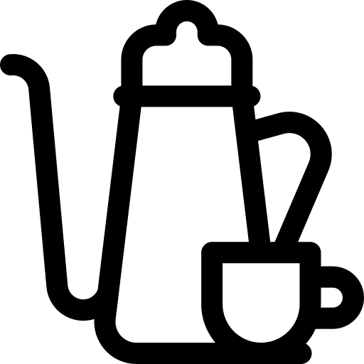 Teapot arab food and restaurant kitchen icon