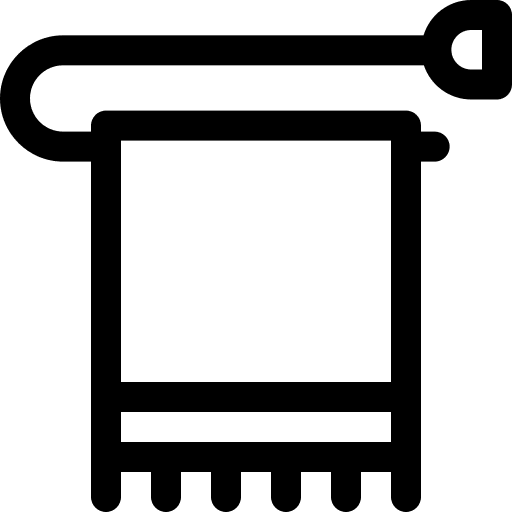 Towel wellness dry rail icon