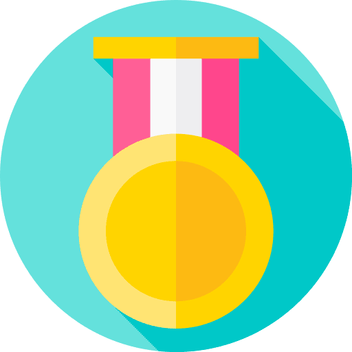 Medal 1st place winner sports and competition icon