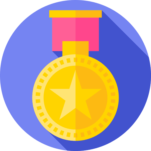 Medal sports and competition medal seo and web icon