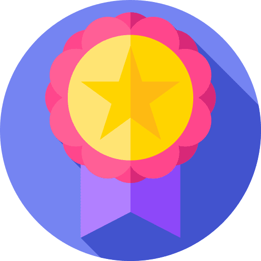 Medal winner seo and web medal icon