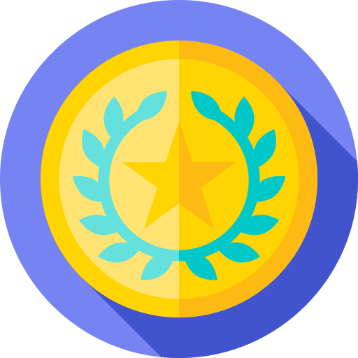 Badge winner certification champion icon