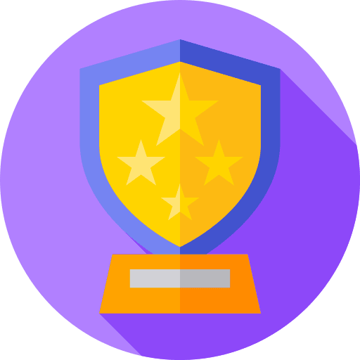 Shield prizes award shield icon