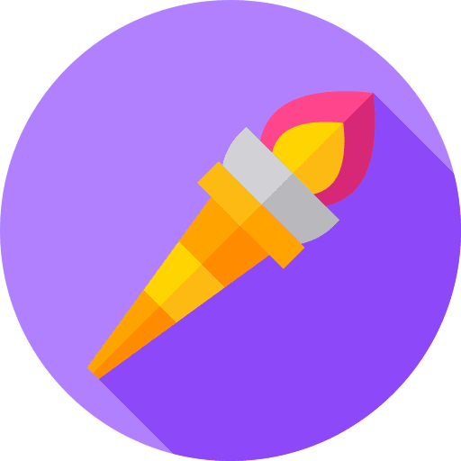 Torch medieval ancient miscellaneous icon