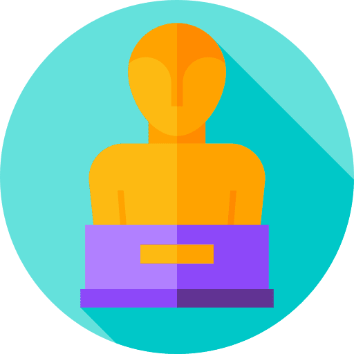 Trophy award cup sports icon