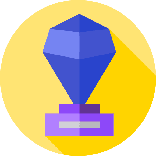 Trophy competition award cup icon