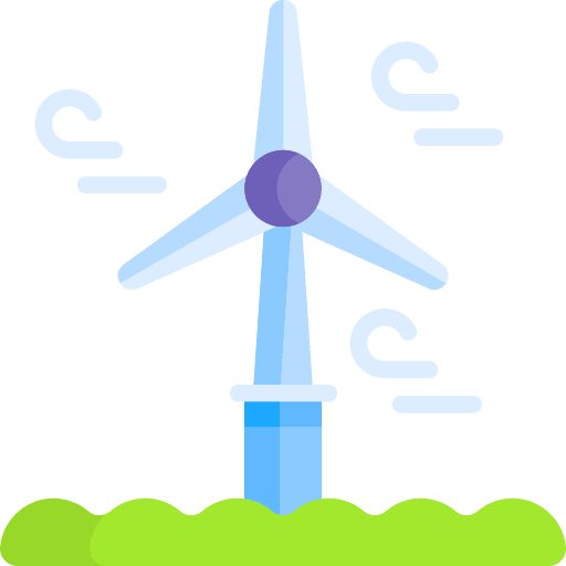 Eolic energy eolic sustainability wind turbine icon