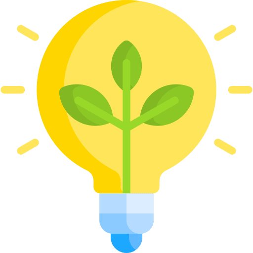 Green energy plant bio energy green icon