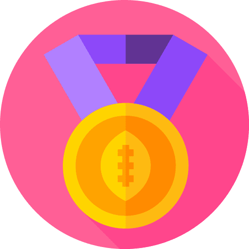 Medal sports and competition medals football icon