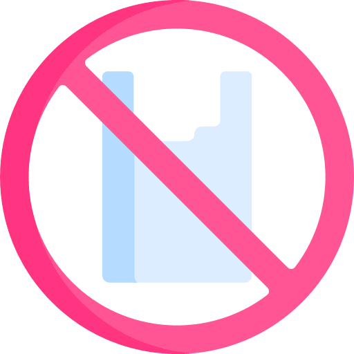 No plastic bags bag no plastic bags environment icon
