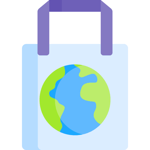 Eco bag environment recycle bag eco friendly icon