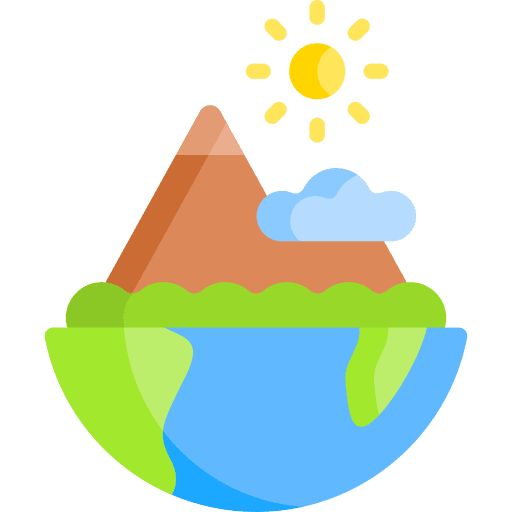 Ecology earth ecology mountain icon