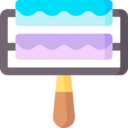 Paint roller painting roller paint roller improvement icon