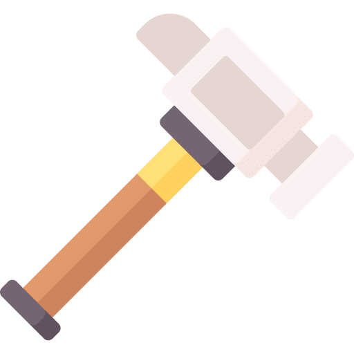 Hammer construction and tools home repair tools icon